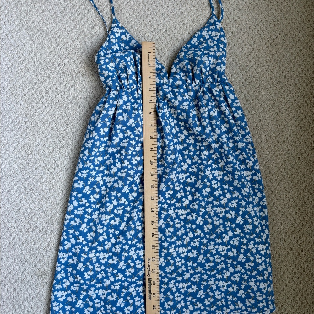 Princess Polly Blue and White Floral Chemise
